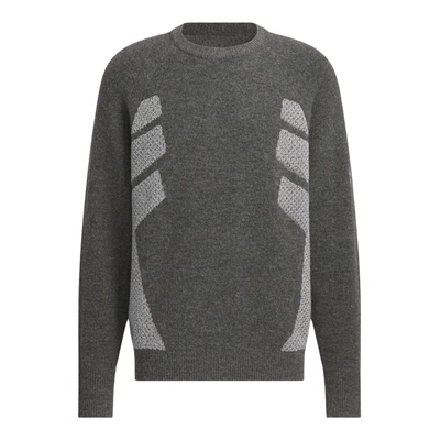 阿迪达斯男圆领保暖运动休闲毛衣