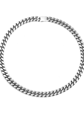 钛钢古巴项链男潮立体ins情侣