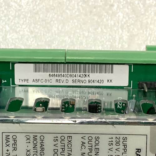 议价ABB控制器ASFC-01C，图，有一次，所适用