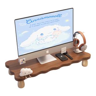 显示器增高架台式电脑增高架笔记本抬高支撑架显示屏屏幕底座垫高托架桌面置物架工位键盘支架办公桌收纳神器