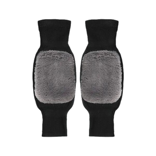 加绒护膝盖关节保护套保暖老寒腿男女士长筒套冬季老年人专用防寒