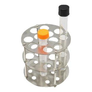 罗本德实验室耐高温不锈钢油浴试管架18/21/31mm圆形精密孔位设计生物化工实验恒温加热耐腐蚀耐高温支持定制