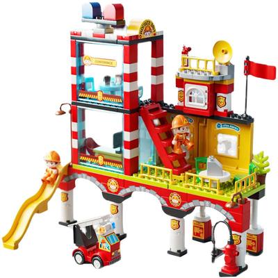 费乐大颗粒消防城市系列