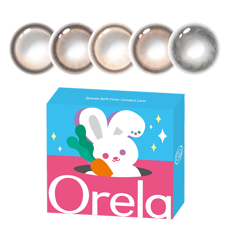 1片装】Orela美瞳半年抛（14.2mm中等直径）淡颜千金