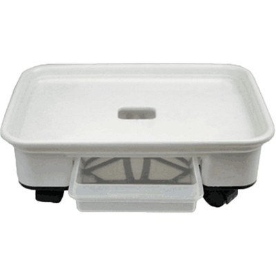 方形移动花盆托盘坐托带轮滚轮