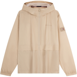 【防风防水】Tommy秋冬男装休闲运动潮流肌理感耐磨连帽夹克外套