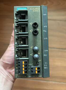 SCALANCE X204-2工业以太网交换机，型号6—议价