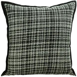 北欧ins千鸟格网红抱枕沙发客厅大号飘窗卧室床头靠垫美式靠枕套