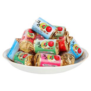 迷你山楂片独立小包装山东特产山楂条卷糕酸甜开胃蜜饯80怀旧零食