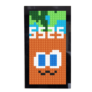 mojo胡萝卜积木门牌定制门牌号创意入户装饰磁吸拼装门牌创意家用