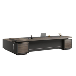 老板桌办公桌轻奢高级感经理桌椅组合简约现代总裁桌董事长大班台