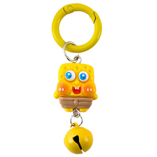 海绵宝宝派大星钥匙扣书包挂件儿童萌物闺蜜礼物卡通少女心小礼品