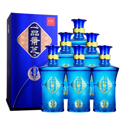 景芝蓝淡雅52度500ml*6芝香型