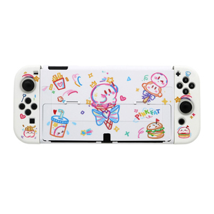 适用于任天堂SwitchOled保护壳Switch2代保护套章团子NS分体手柄