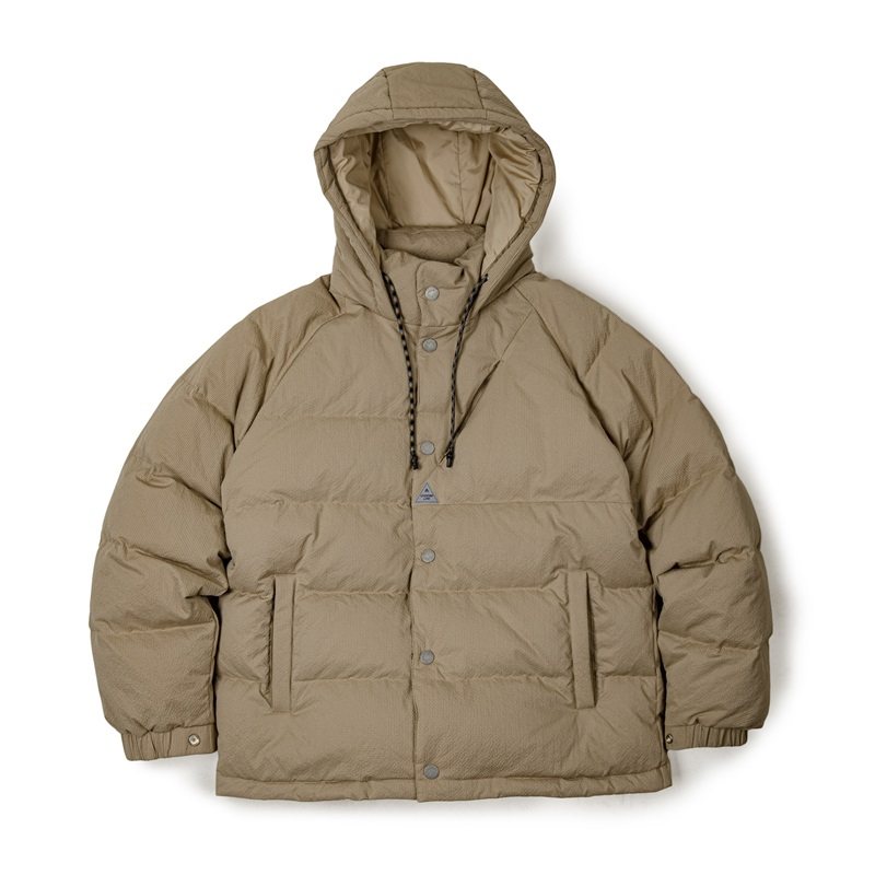 马登工装美式复古宽绗缝羽绒服男