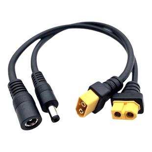 XT60转DC 5.5*2.1 5.5*2.5mm 转接线充电线5521 5525连接线