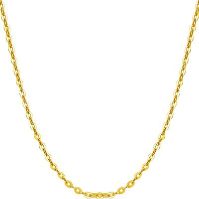 素链项链18k金ZJUZ彩金搭配黄金