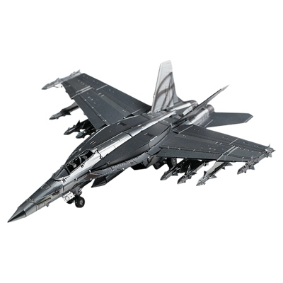 F/A-18大黄蜂战斗机金属拼装模型