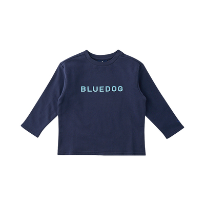 BLUEDOG韩国圆领纯色长袖内搭T恤