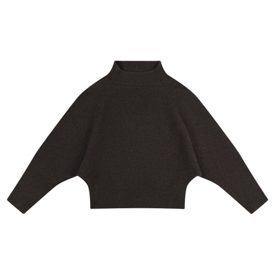 Asobio牦牛绒气质烟囱领蝙蝠袖通勤保暖百搭显瘦静奢风针织衫318