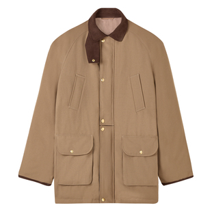 【90白鸭绒 抗风保暖】CULTUM冬季新款中长款羽绒服男N3B夹克外套