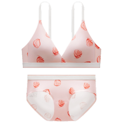 蕉内520C超级市场印花文胸套装