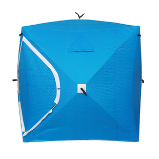 冬钓帐篷冰钓屋防雨保暖冬季加厚棉挡风防寒户外钓鱼3-4人帐篷