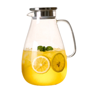 家用耐热冷水壶玻璃凉水壶耐高温凉白开水壶扎壶大容量凉水杯套装