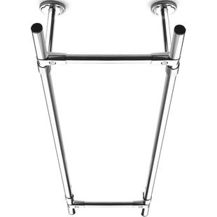 阳台晾衣架固定晾衣杆顶装双杆式家衣凉晒衣架不锈钢挂衣神器支架