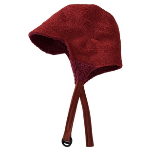 Ca4l@同款日本羊羔毛飞行帽加厚保暖雷锋帽子女冬季防风护耳帽男