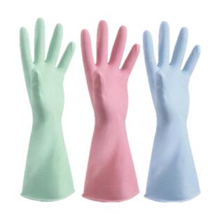 洗碗手套防水橡胶乳胶薄款厨房耐用刷碗洗衣衣服胶皮塑胶清洁家务