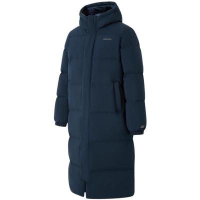 adidas阿迪达斯长款过膝羽绒服男官方新款加厚保暖鸭绒外套KC2164