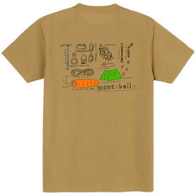 montbell日本户外短袖速干衣