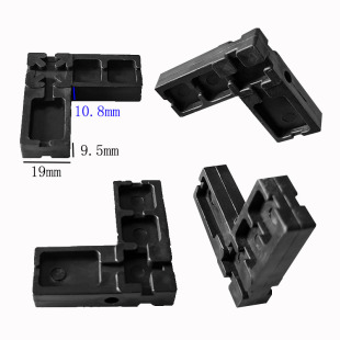 金刚网推拉纱窗组角连接角内置固定塑料内角沙窗配件 55型片纱角码