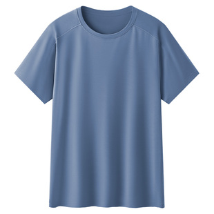 松山棉店小薄荷天丝莫代尔男士睡衣凉感短袖家居服上衣裤子夏季款