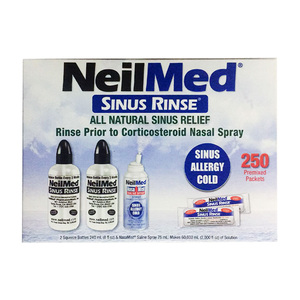 NeilMed鼻腔冲洗家用洗鼻壶250盐