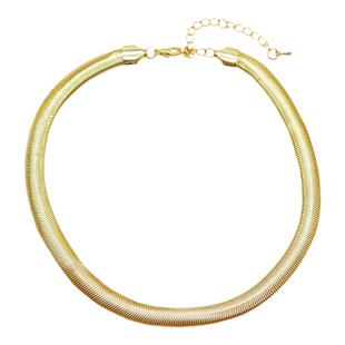 欧美金属choker项圈金色蛇骨链颈链短款项链高品质锁骨链不易褪色