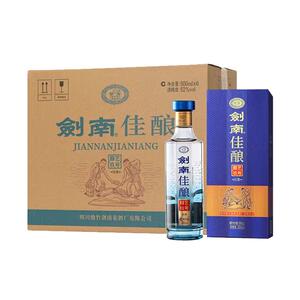 【酒厂直营】剑南春52度剑南佳酿醇艺玖号500mL*6瓶高度白酒 纯粮