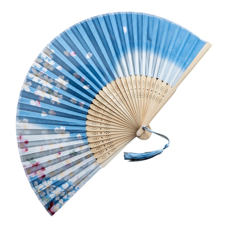 仙源落花竹扇古装舞蹈摆拍饰品