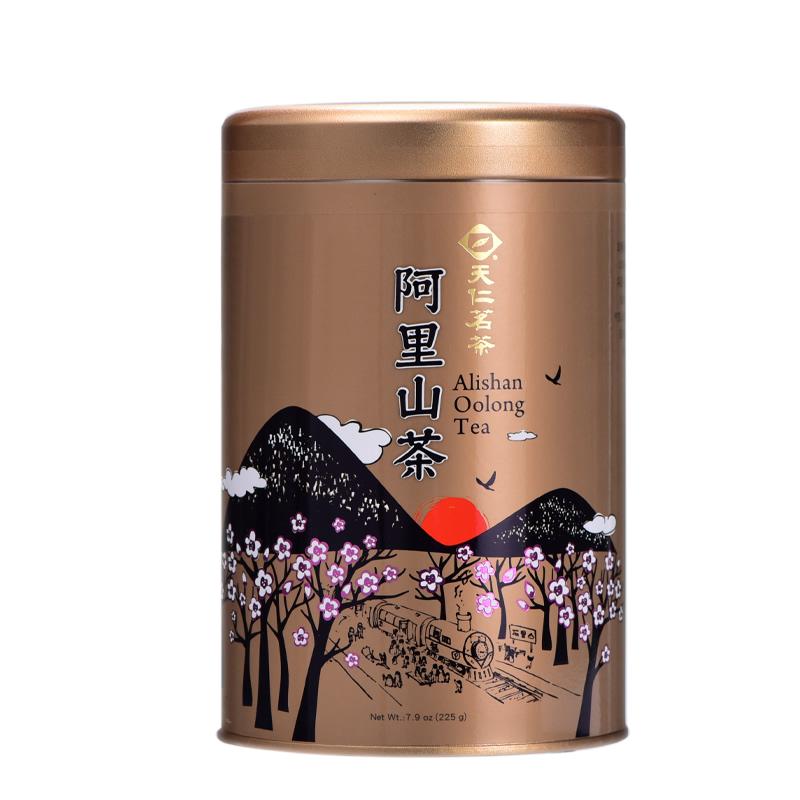 天福茗茶台湾天仁 阿里山高山乌龙茶 原装高山茶茶叶225g罐装