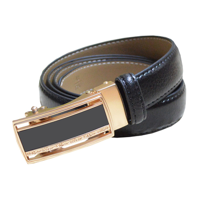 儿童皮带男童黑白色自动扣百搭西装校服腰带初中小学生潮流裤腰带