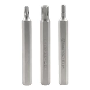 世达批头套装旋具头8MM花型十二角六角螺丝刀70mm长可替换起子头