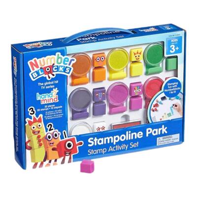 美国Numberblocks联名款数字积木印章儿童玩具可水洗