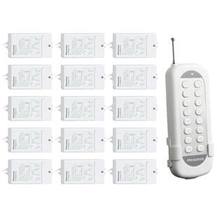 河森 无线灯遥控开关220V大功率4000W水泵灯具遥控器多路可选