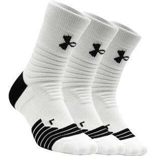 Under Armour安德玛运动袜毛巾底棉篮球羽毛球长筒袜加厚吸汗防滑