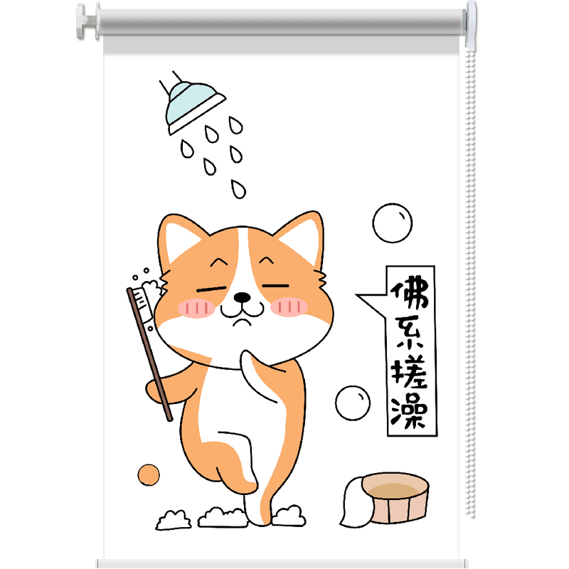 卫生间窗帘防水厕所浴室卷帘遮光