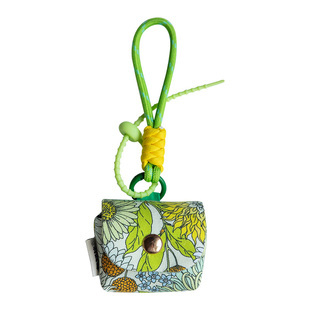 个性蓝牙耳机保护包纯棉布艺繁花小众清新迷你无线耳机收纳套轻便