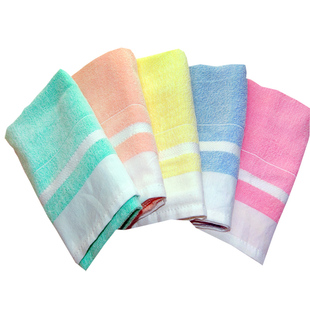 棉上海快鹿牌丝光毛巾1043薄款素色劳保车间洗脸清洁面巾老款夏天