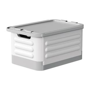 收纳箱书箱学生用教室装书本整理收纳盒带轮子拉杆可折叠储物箱子