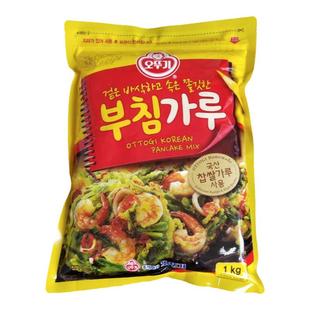 韩国料理 进口不倒翁饼粉1kg 奥士基煎饼粉 轻松做出香喷喷的煎饼